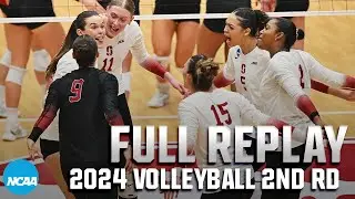 Stanford vs. Loyola Marymount: 2024 NCAA volleyball second round | FULL REPLAY