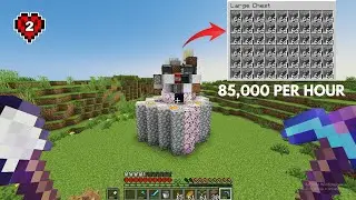 How to Build Automatic Cobblestone Farm in Minecraft Java/Pocket Edition/Bedrock