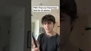 POV: Friend that Believes AI photos #shorts