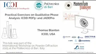 5 - Blanton ICDD Exercises - Practical Exercises: ICDD PDF5+ & JADEPro | IWPD 2025