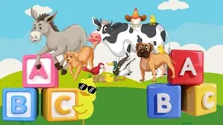 Animal Names for Kids | Homeschool Preschool Animals Sounds & Baby Names Educational Videos For Kids