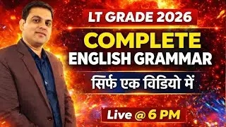COMPLETE ENGLISH GRAMMAR  PART -3| VOCABULARY | TGT, PGT , LT GRADE, GIC, BPSC TRE 4,
