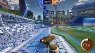 This shot was too nasty | Rocket League
