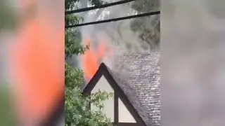 Neighbors say they saw lightning bolt strike home in Plainfield, New Jersey