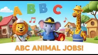 ABC Safari Animal Job Song | Learn ABCs with DodoVerse | Fun Animal Jobs for Kids