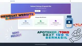 Bikin Website Apotek Online dengan PHP & Tailwind (Ada Admin & Pembeli)