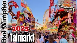 So feiert man KIRMES in Deutschland! -  Talmarkt Bad Wimpfen 2025