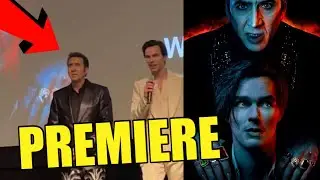 Nicholas Cage and Nicholas Hoult Renfield Movie Premiere (Renfield Cast Introduce Movie)