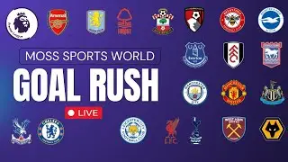 #GOALRUSH - #EPL #MATCHDAYLive - #brentford v #Lpool , #Leicester v #Fulham & #WestHam v #CPALACE