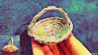 How to make Miniature Basket 2