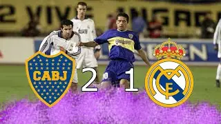 Boca 2 vs Real Madrid 1 - Copa Intercontinental 2000 - Partido Completo HD