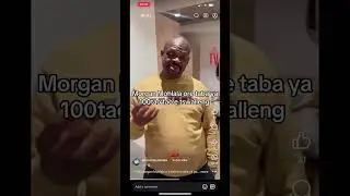 Morgan Mohlala addressed the issue of the R100,000 that was given to Dr. Malinga, not Tsekeleke.