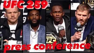 UFC 259  Пресс конференция | | Блахович   -   Адесанья, Аманда -  Меган, Петр Ян - Стерлинг | |