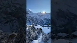 Welcone to Narnia #switzerland #travel #youtubeshorts #winter @SchilthornPizGloria #m&uuml;rren