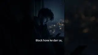&ldquo;Block Hone Ke Darr Se&hellip; | Heartbreak Hindi Shayari | Emotional Poetry on Fear of Losing&rdquo;