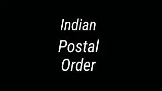 Indian postal order//TAMIL