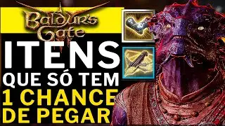 BALDUR'S GATE 3 - Itens Que Voce SÓ TEM UMA CHANCE De PEGAR!!!!