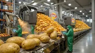 Inside A Modern Potato Chip, The Incredible Process Behind Your Favorite Snack (Full Process)