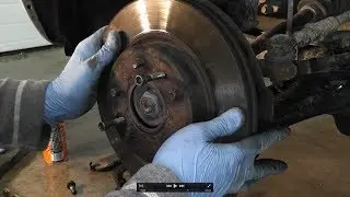 Suzuki SX4 Front Brake Rotors Disc Removal