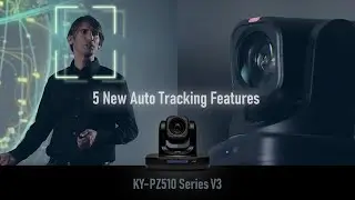 SMART Auto Tracking: JVC KY-PZ510 PTZ Cameras