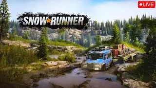 Live 🔴Snowrunner | Solo | Pt. 16 | Heavy Loads & High Risk Contracts in Michigan #shortslive
