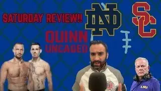 NOTRE Dame USC| Brian Kelly LSU| UFC Vancouver Chat LIVE