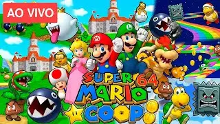LIVE ESPECIAL de Super Mario 64 COOP! A corrida pelas estrelas! 🏆 Segue pra dar uma for&ccedil;a ⏭️ #shorts