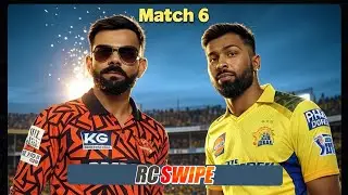 CSK vs SRH - IPL 2025 Chennai Super Kings vs Sunrisers Hyderabad RCPL Real Cricket Swipe Live Stream