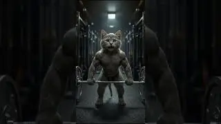 Tiny Cat Got Bullied&hellip; Then Came Back JACKED 💥🐾#GlowUp #CatMotivation #Shorts