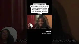 USPS Mail Lady gets suspended after defending herself from attack 😲 😱  #usps #cca #lettercarrier 