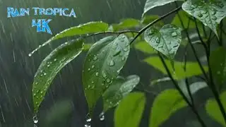 🌧️ Forest Rain + Peaceful Piano 🌴 | Nature Live Stream for Sleeping, Healing, and Mental Relaxation