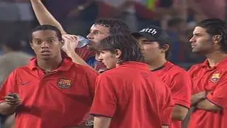Peak Ronaldinho & Young Messi Ridicule Oliver Kahn ( Barcelona vs Bayern  Munich 2006 )