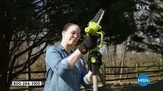 Sun Joe 24Volt Cordless Handheld   Long Reach Chainsaw