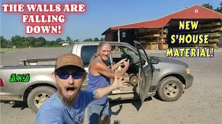 DID THEIR BARN FALL APART? | vlog, couple, life, tiny house, homesteading, off-grid, rv life |