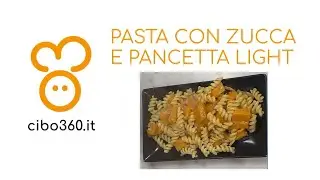 Pasta con zucca e pancetta light - Ricetta S&igrave;