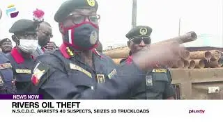 Rivers Oil Theft: N.S.C.D.C. Arrests 40 Suspects, Seizes 10 Truckloads | NEWS