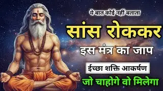 सांसे रोको और तुरंत चमत्कार देखो | best meditation technique | deep breathing exercises #meditation