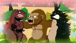 HALLOWEEN - Vampire Evolution of KONG vs Godzilla: W godzilla king| Godzilla Cartoon
