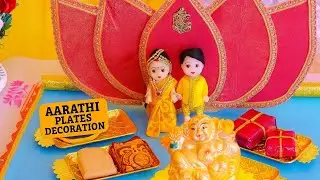 Aarathi plates decoration ideas || For wedding