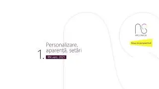 01 Personalizare, aparenta, setari