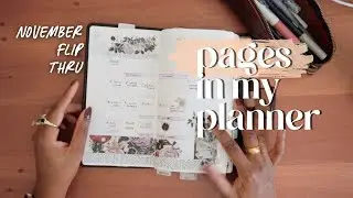November Flip Through | Sterling Ink Common Planner