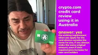 Crypto.Com Credit Card, how to use it, especially in Australia, topping up with SGD / AUD