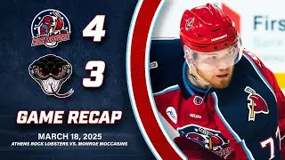 Rock Lobsters vs. Monroe Moccasins | 3.18.25 Highlights | FPHL