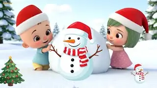 Гигантский снеговик Учим большие, средние, маленькие размеры