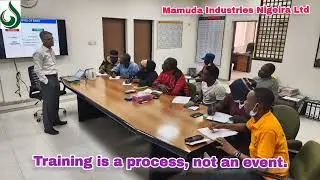 Training is a process, not an event. Excited to empower Team Mamuda Industries Nigeira Ltd