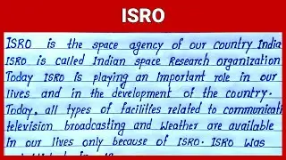 English Essay on ISRO | Role of ISRO |Best English Essay on ISRO | Easy short English paragraph ISRO