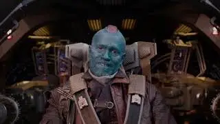 The space battle - Guardians of the galaxy.