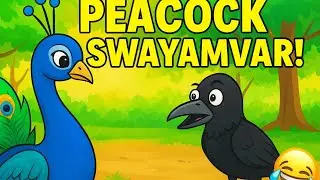 Mayuri ki Swayam Var 😂 | AI video of Peacock wedding| #ai #anime #cartoon #shorts #story