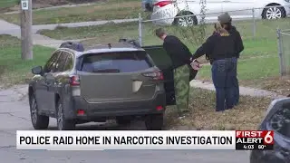 Police raid home in narcotics investigation