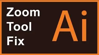 How to Fix Animated Zoom in Adobe Illustrator | Zoom Tool Fix - Illustrator